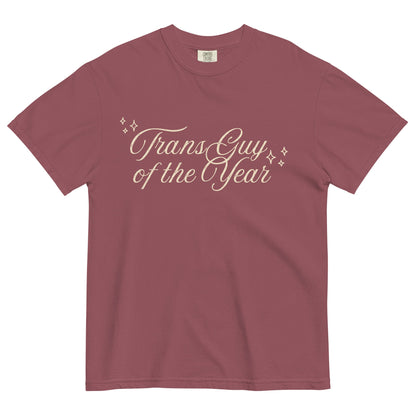 Trans Guy of the Year Script T-shirt - FLAVNT