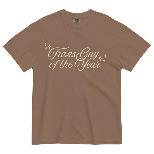 Trans Guy of the Year Script T-shirt - FLAVNT