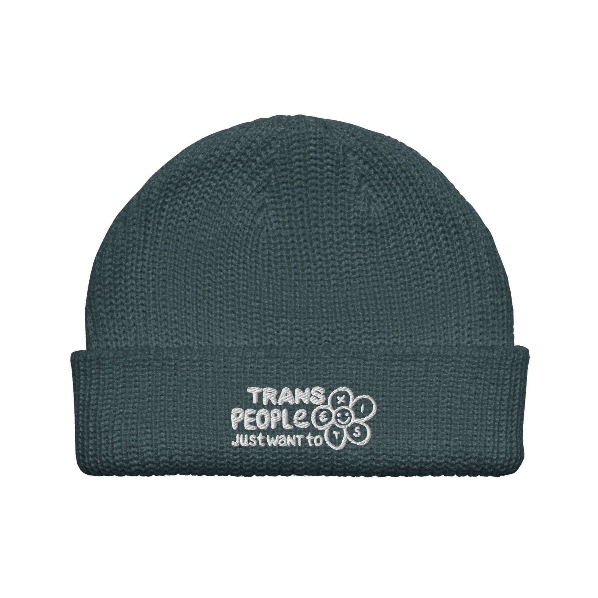 Trans People Just Want to Exist Fisherman beanie - FLAVNT