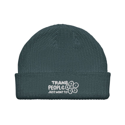 Trans People Just Want to Exist Fisherman beanie - FLAVNT