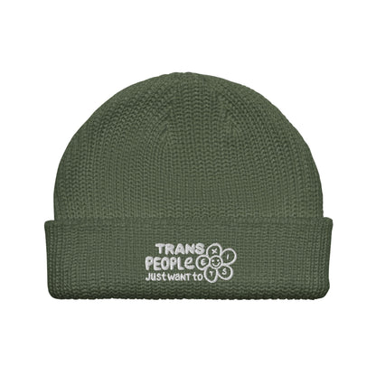 Trans People Just Want to Exist Fisherman beanie - FLAVNT