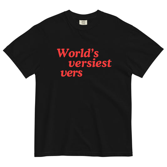 World's Versiest Vers t-shirt