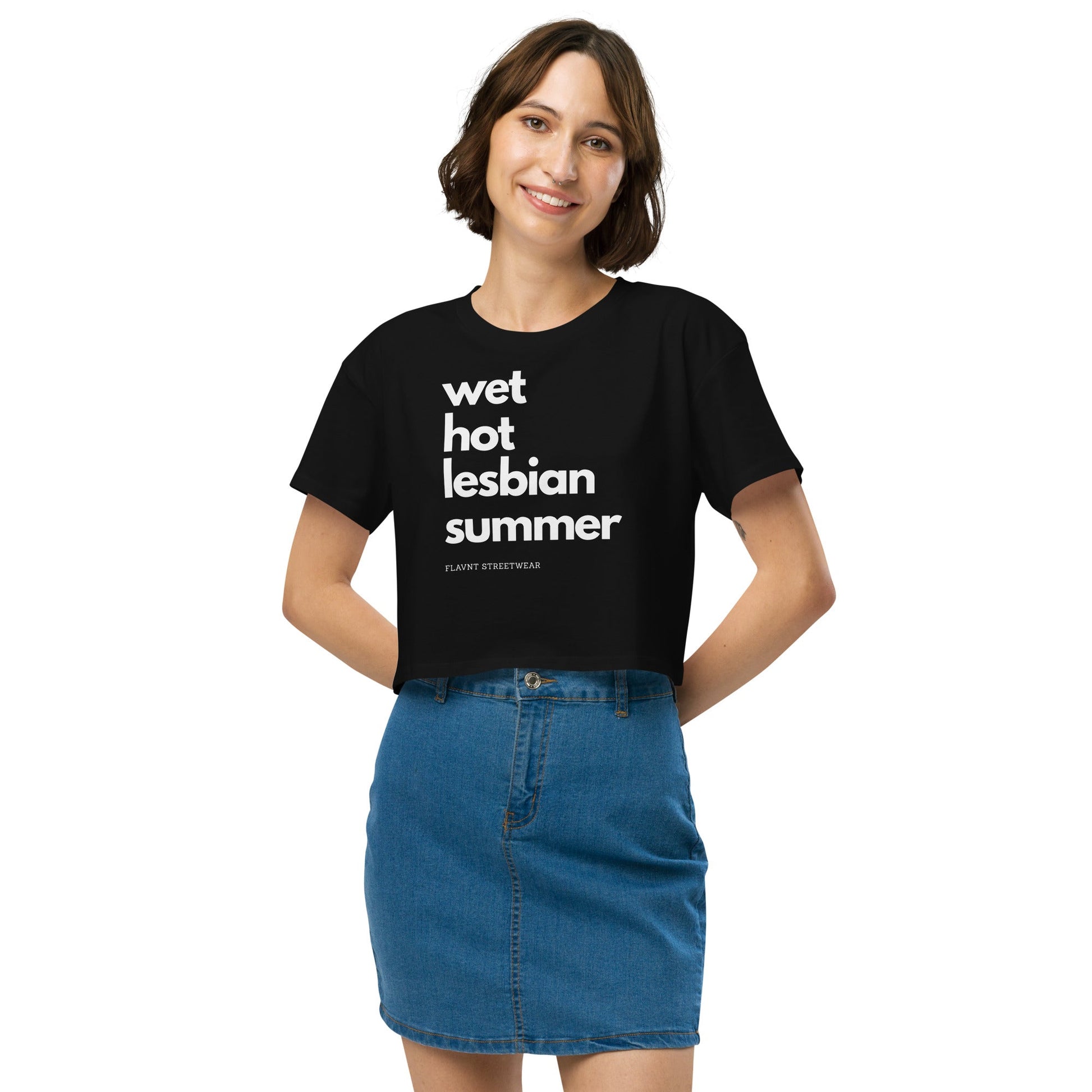 Wet Hot Lesbian Summer crop top - FLAVNT