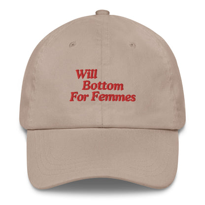 Will Bottom for Femmes Dad hat - FLAVNT