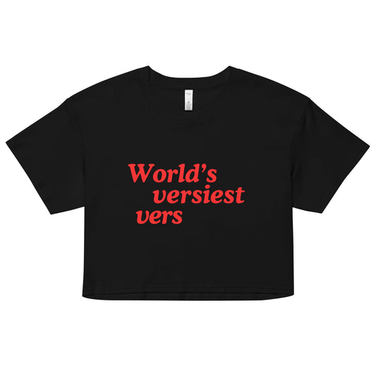 World's Versiest Vers crop top - FLAVNT