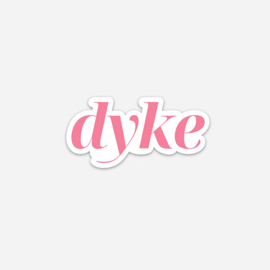 Dyke Diecut Sticker
