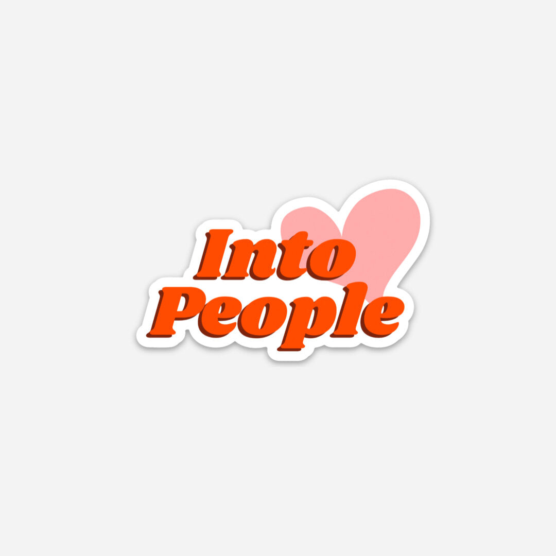 Into People Sticker