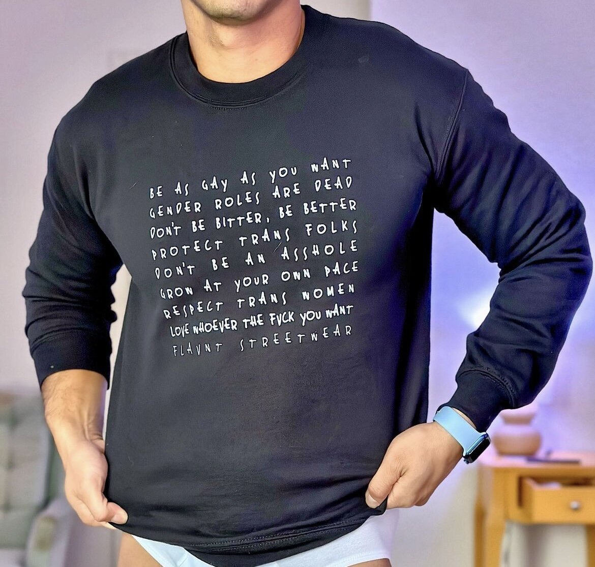 Scribble Motto Sweatshirt