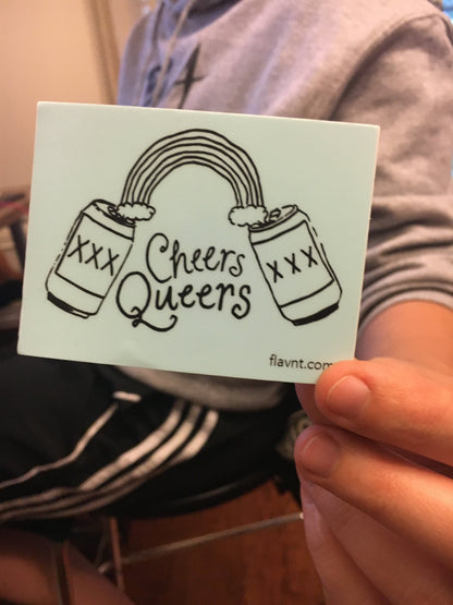 Cheers Queers Sticker