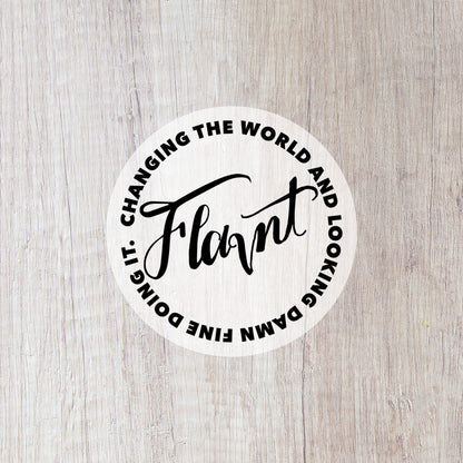 Flavnt Motto Clear Sticker