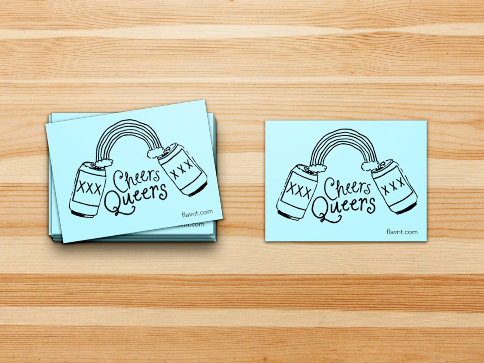 Cheers Queers Sticker - FLAVNT
