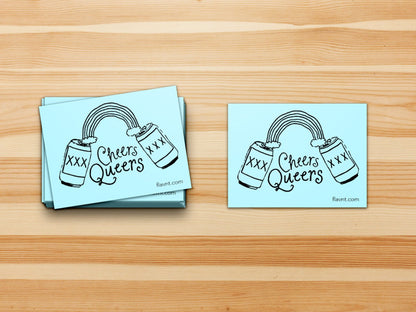 Cheers Queers Sticker - FLAVNT