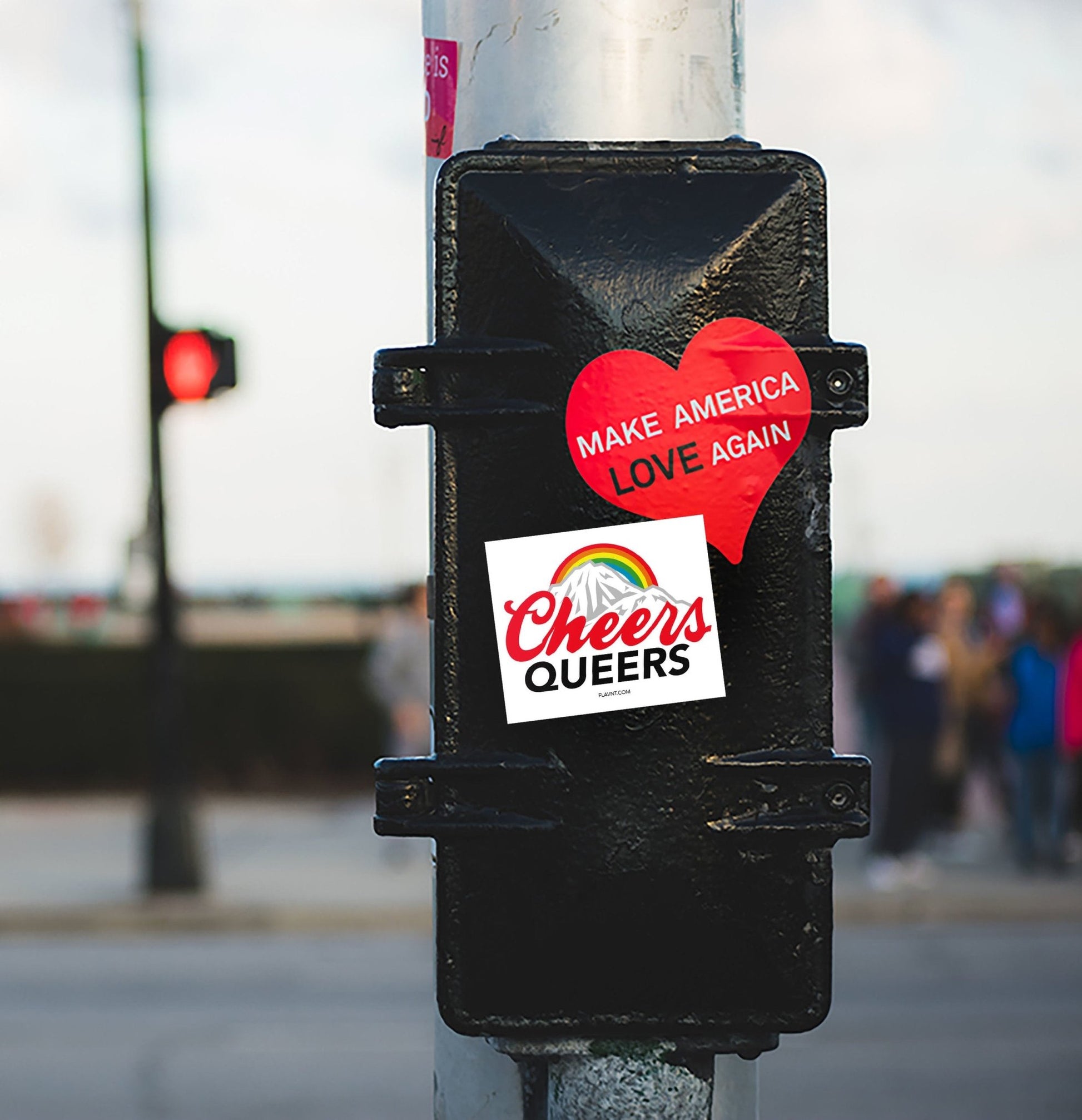 Cheers Queers Version 2 Sticker - FLAVNT