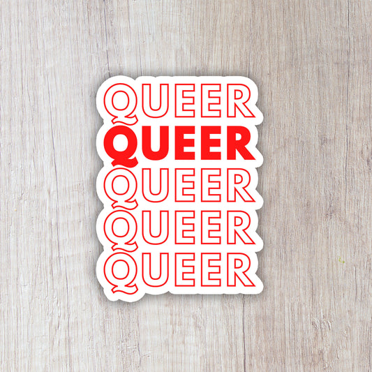 Queer Repeat Sticker