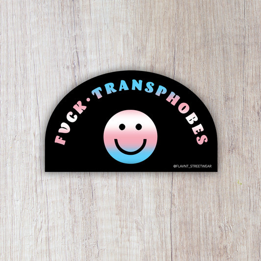Fvck Transphobes Sticker