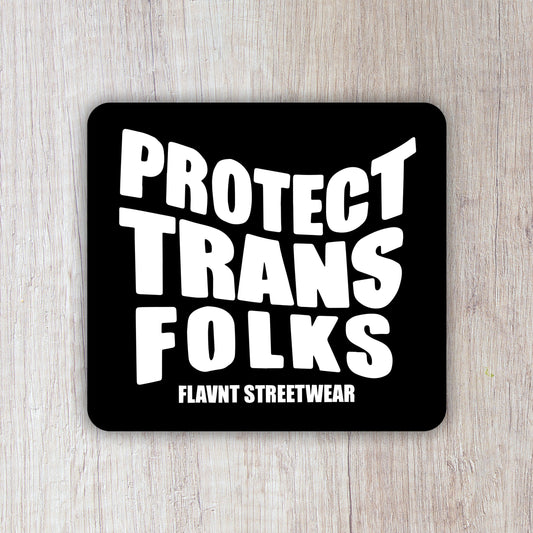 Protect Trans Folks Square Sticker