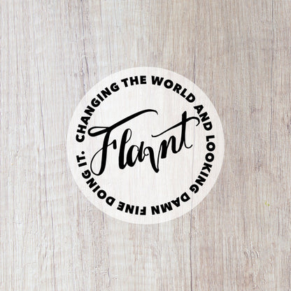 Flavnt Motto Clear Sticker - FLAVNT