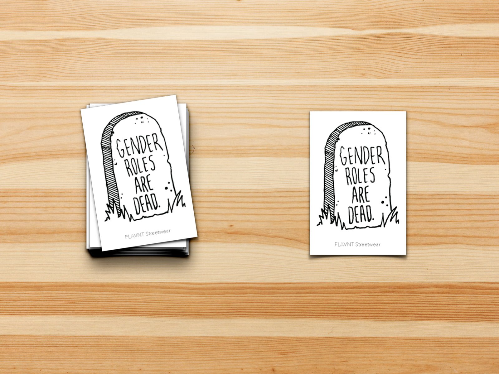 Gender Roles Are Dead Sticker - FLAVNT