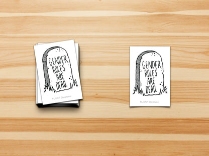 Gender Roles Are Dead Sticker - FLAVNT