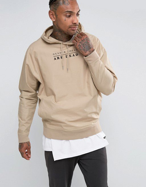 Gender Roles Small Text Sweatshirt - FLAVNT