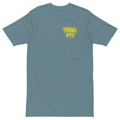 Trans Joy Yellow Print T-Shirt