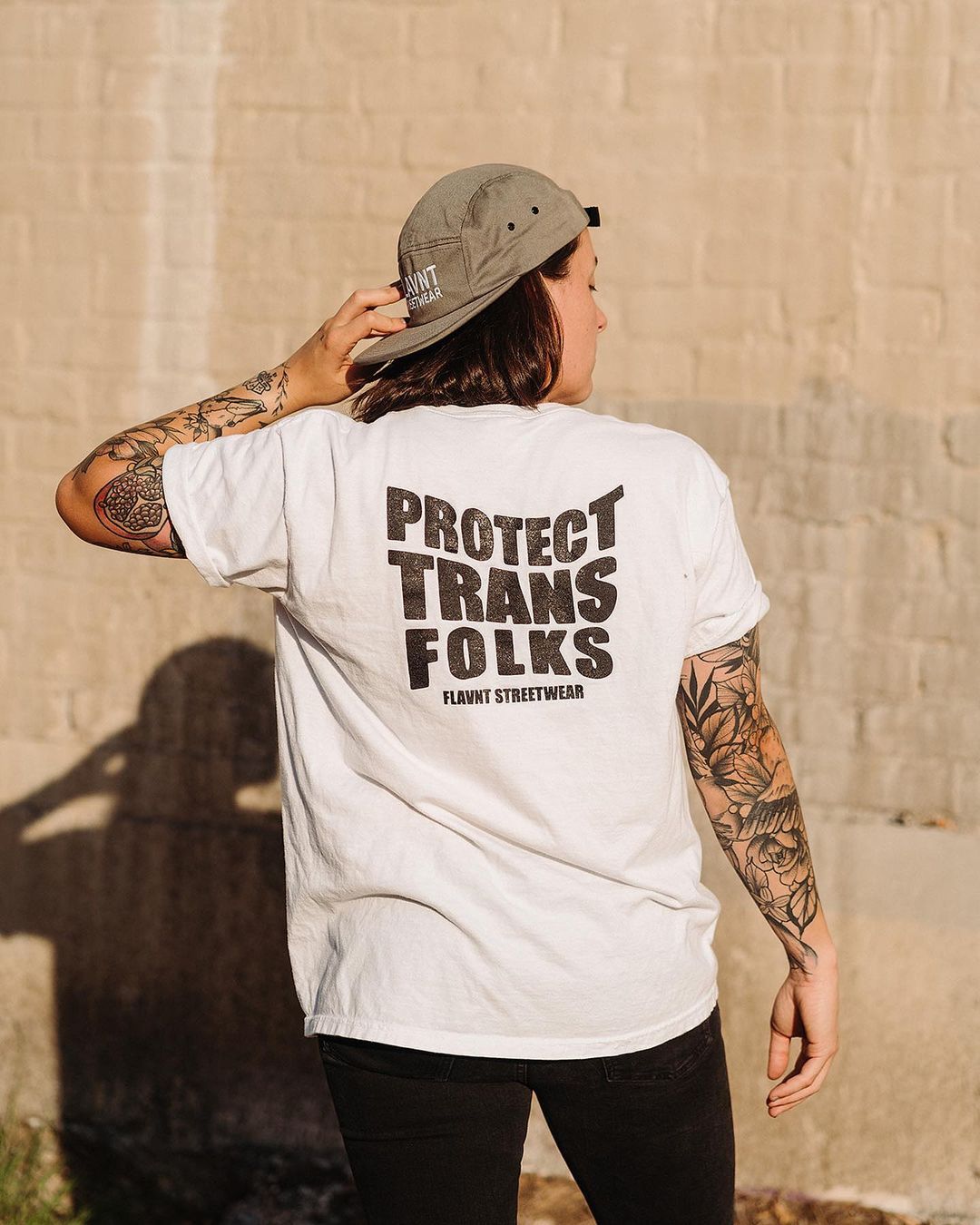 Protect Trans Folks Gloves T-Shirt - FLAVNT