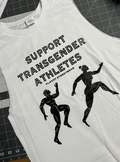 Support Transgender Athletes Cutoff Tank - FLAVNT