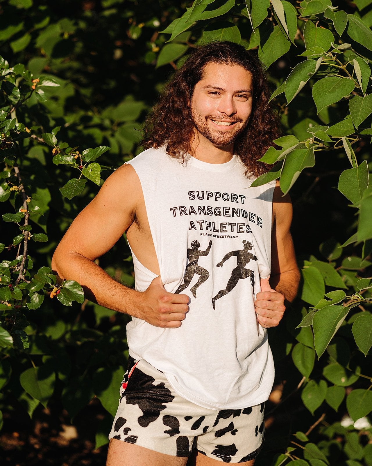 Support Transgender Athletes Cutoff Tank - FLAVNT