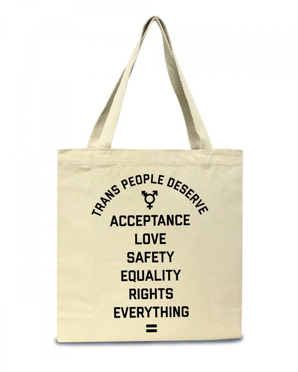 Trans Equality Canvas Tote