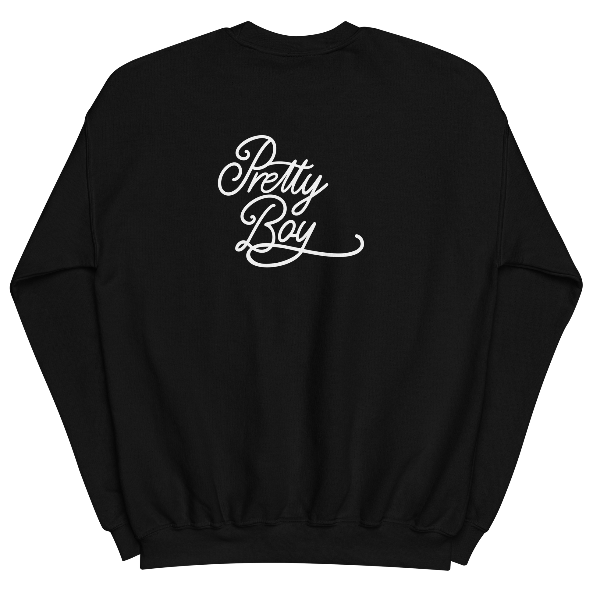 Boys Printed Round Neck Sweatshirt - Black