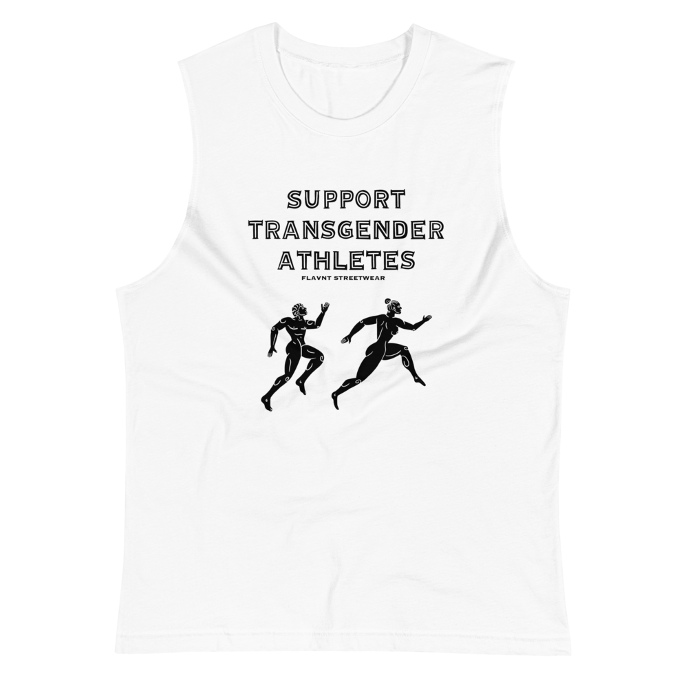 Support Transgender Athletes Cutoff Tank