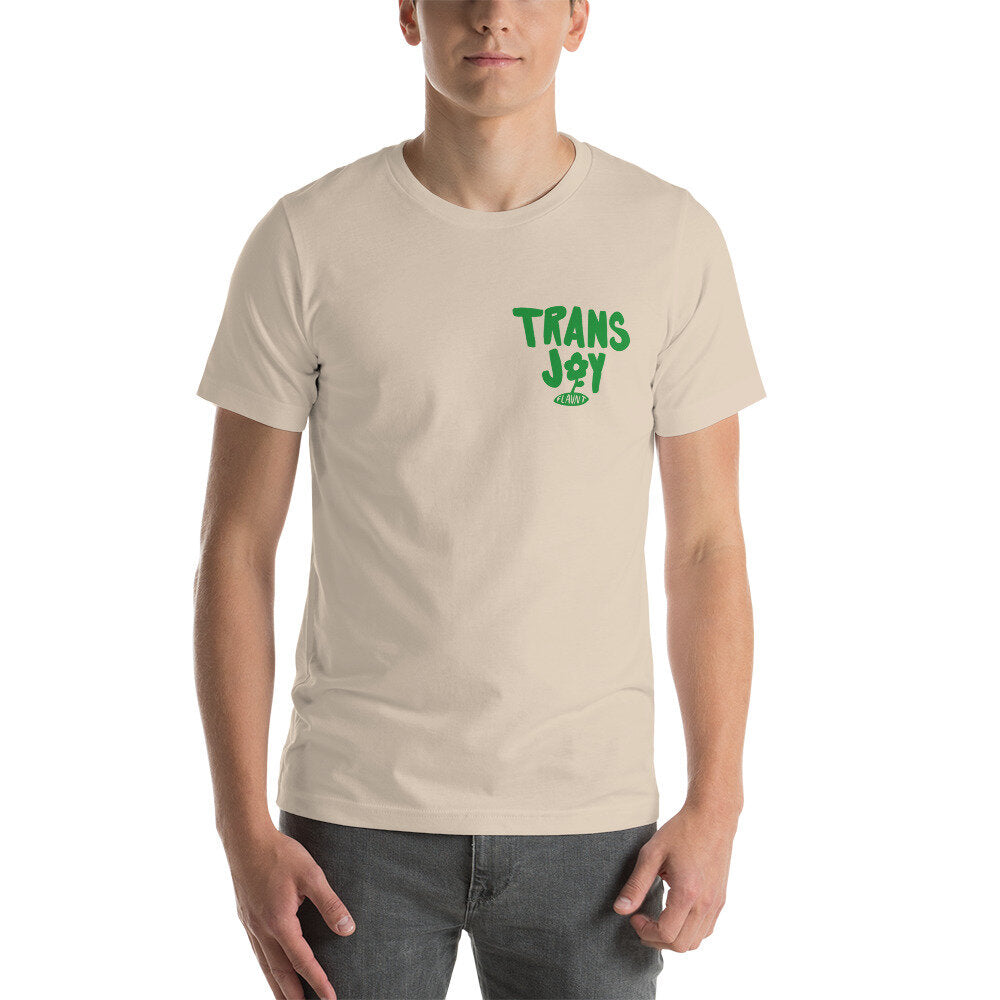 Trans Joy Green Print T-Shirt