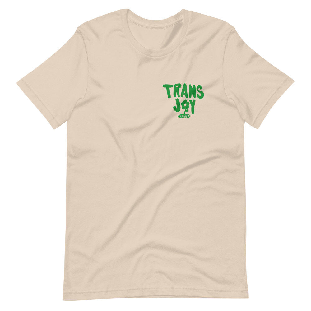 Trans Joy Green Print T-Shirt