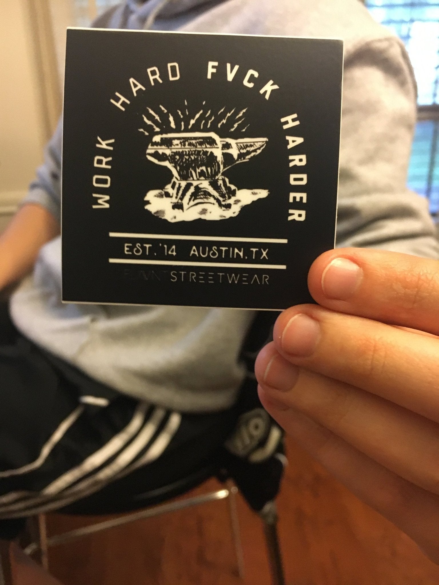 Work Hard Fvck Harder (Version 2) Sticker - FLAVNT