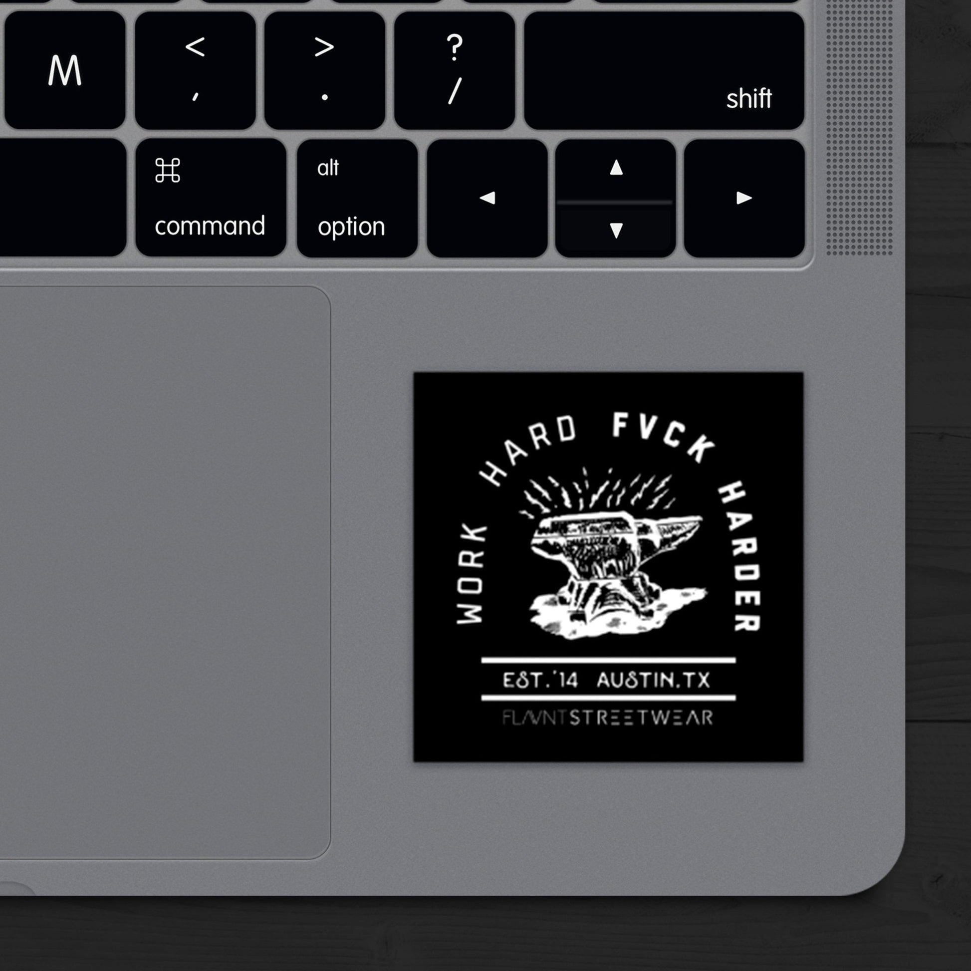 Work Hard Fvck Harder (Version 2) Sticker - FLAVNT
